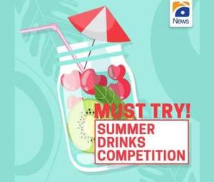 Who won Geo.tv's Summer Drinks competition?