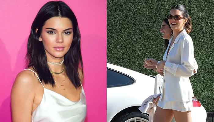 Kendall Jenner gives ultimate summer vibes as she steps out in blouse and mini skirt