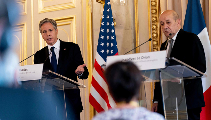 US, France warn Iran that time's ticking to revive nuclear deal