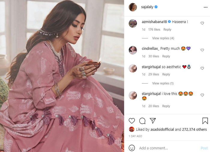 Shabana Azmi praises Sajal Aly: ‘Hai main mar javaan’