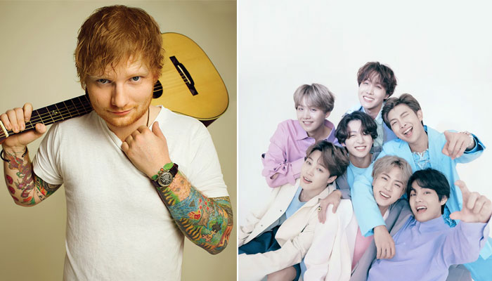 Big Hit Entertainment touches on Ed Sheeran collaboration plans