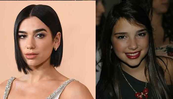 Dua Lipa looks unrecognisable as she shares adorable childhood photos