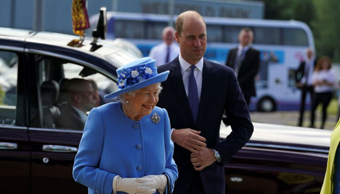 Queen was joined by grandson Prince William for her first visit to Scotland since the death of Philip