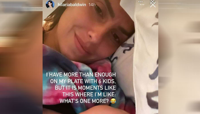 Hilaria Baldwin, mom of six, says she wouldn’t mind another baby