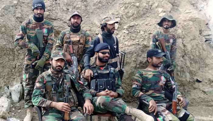 A group of soldiers from the Balochistan Levies force. — Facebook/Balochistan Levies