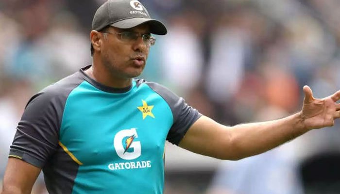 Bowling coach Waqar Younis