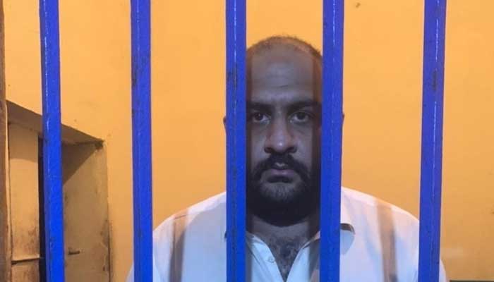 Islamabad gang leader Usman Mirza behind bars.