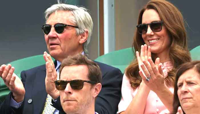 Kate Middleton looks amazing as she enjoys tennis men’s final at Wimbledon with a special guest