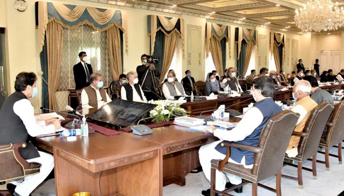 Prime Minister Imran Khan chairing a federal cabinet meeting in Islamabad, on September 8, 2020. — PID/File