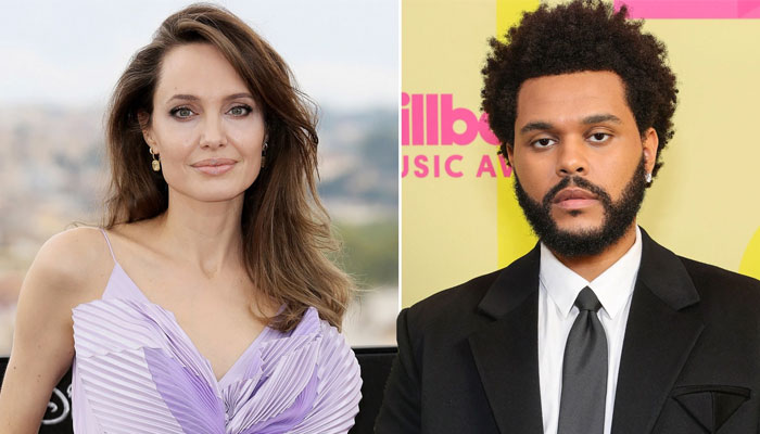 Angelina Jolie was spotted once again attending a private concert with The Weeknd