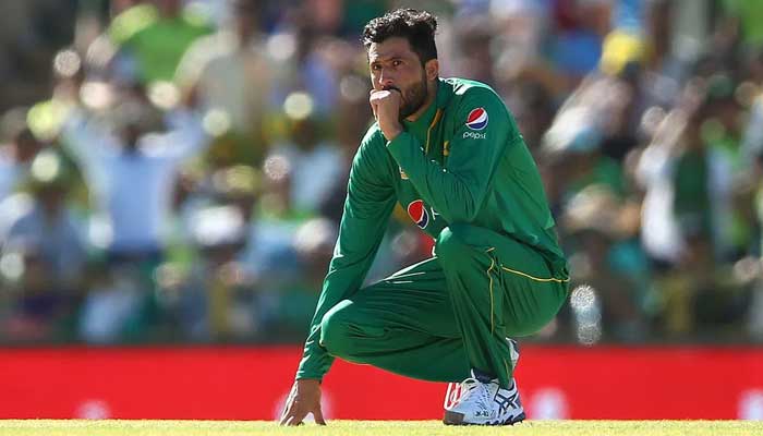 Pakistani fast bowler Junaid Khan.