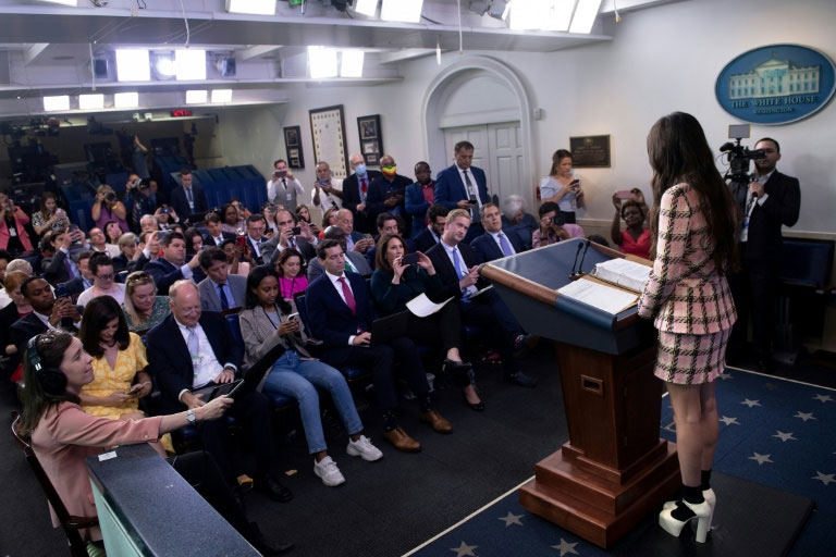 Olivia Rodrigo at White House asks fans to get vaccinated