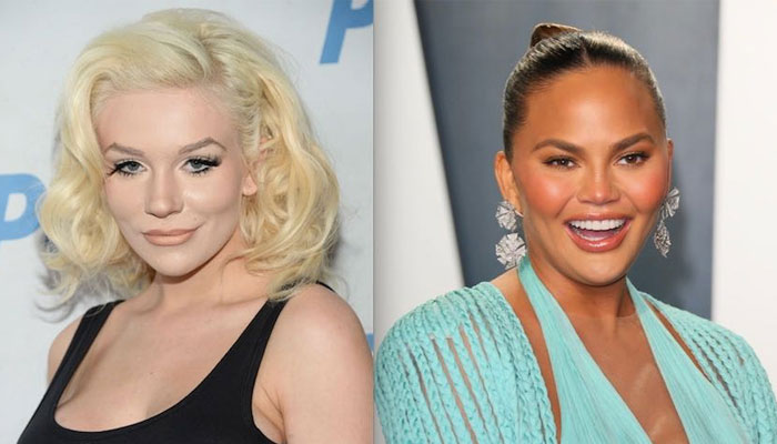 Courtney Stodden, 26, turned to TikTok with a video of themself laughing at Chrissy Teigen