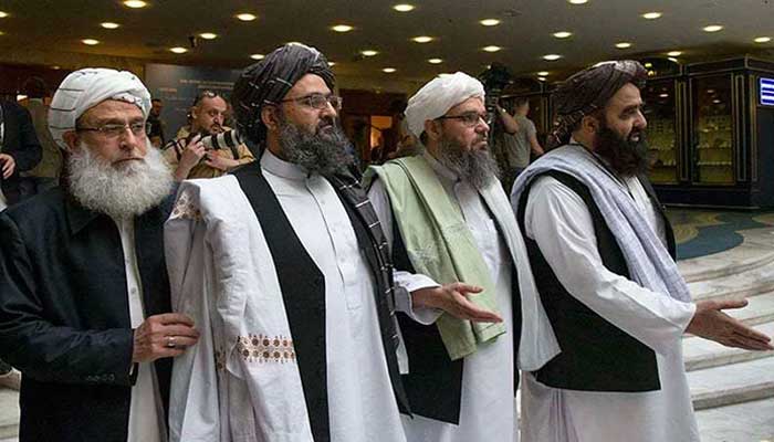 Afghan Taliban leaders in Doha. File photo