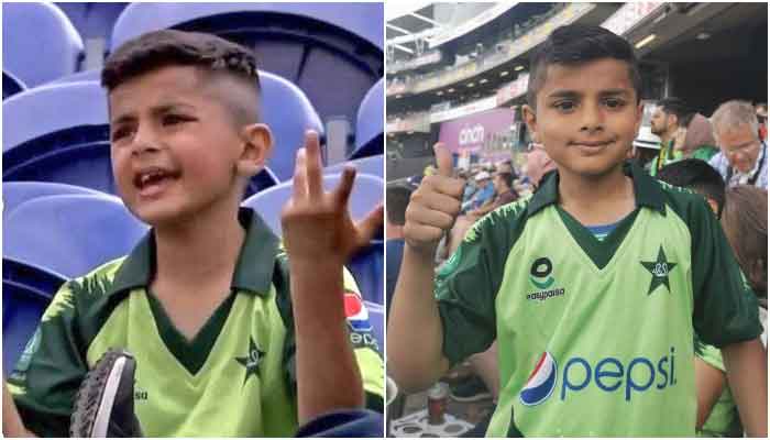 Shami Khan expressing his disappointment in the first ODI (L) and flashing a thumbs up during first T20 which Pakistan won, against England, in England. — Photo courtesy PCB