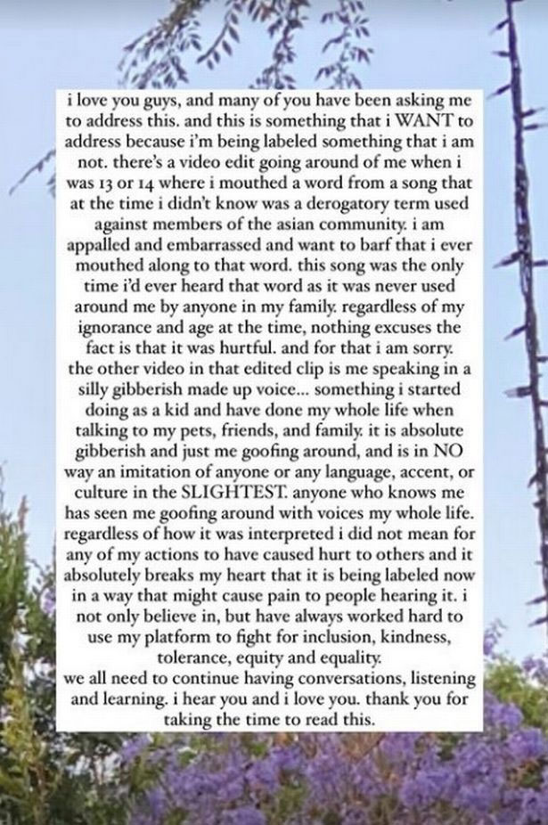 Billie Eilish again says sorry over past videos