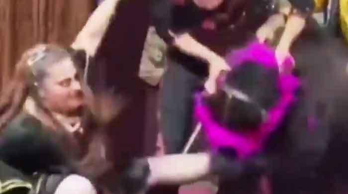 WATCH: Bear attacks female trainer during circus performance in Russia