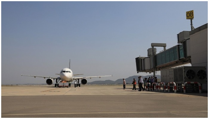 Representational image of an aeroplane standing on the runway. Photo: File