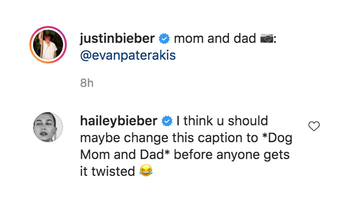 Hailey Bieber sets the record straight after Justin Biebers post sparks pregnancy buzz