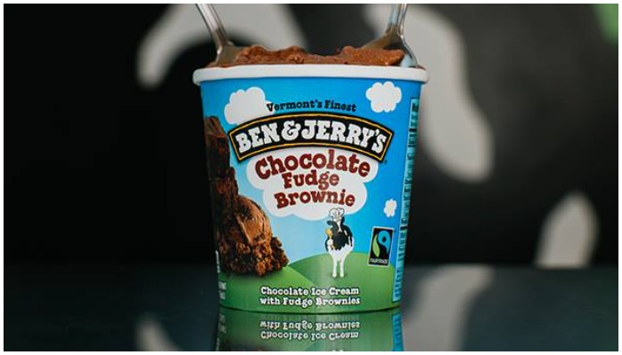 Picture showing a tub of Ben & Jerrys ice cream. Photo: Ben & Jerrys Facebook page.