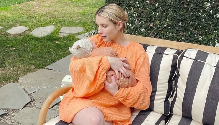 Emma Roberts highlights tendency to unrecorded plastic-free for lad Rhodes