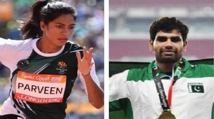 Pakistani athletes Arshad Nadeem, Najma Parveen off to Tokyo for Olympics 2020