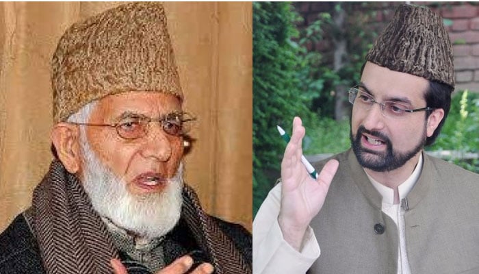 Kashmiri leaders Syed Ali Shah Geelani and Mirwaiz Umar Farooq.