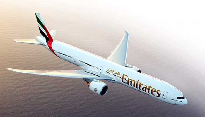 File photo of an Emirates airline aircraft.