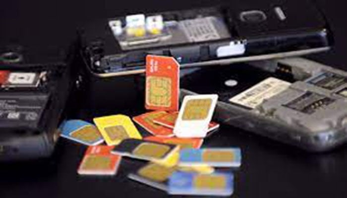 Picture showing some sim cards. Photo: File
