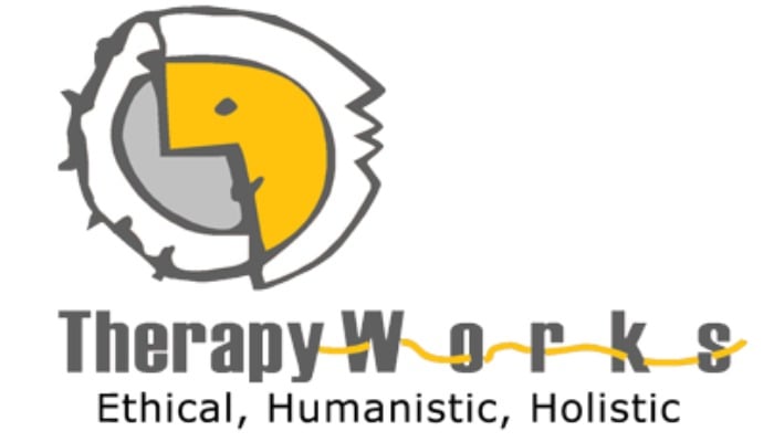 Logo of Therapy Works copied from the organisations official website, therapyworks.com.pk