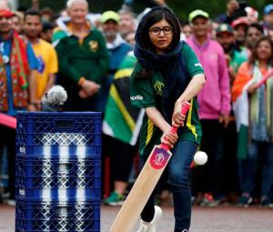'Just try it. If you enjoy it, go for it': Malala to girls who want to play cricket