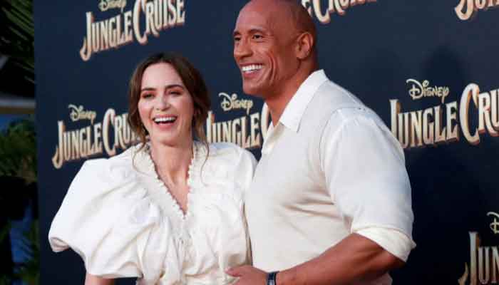 Emily Blunt, Dwayne Johnson speak about new film Jungle Cruise