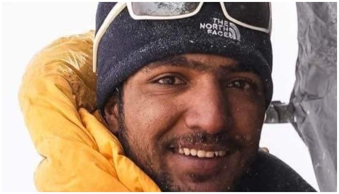 A picture of Sajid Ali Sadpara, captured during one of his summits. Twitter/Alpine Adventure Guides