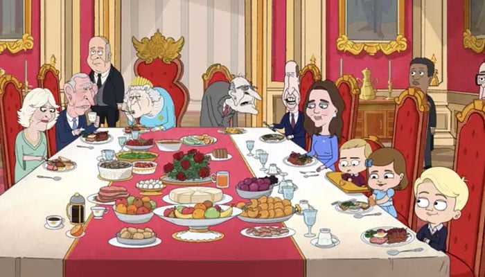 Queen, William, Kate, Harry and Meghan mocked by newly released cartoon The Prince