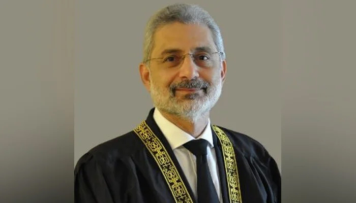 Supreme Court judge Justice Qazi Faez Isa. — Photo courtesy Supreme Court of Pakistan