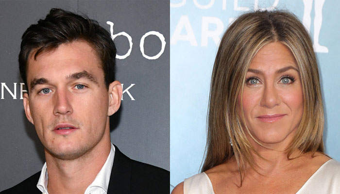Tyler Cameron pulled back the curtains on a run-in he had with Jennifer Aniston
