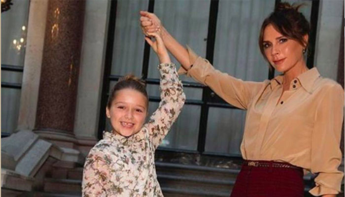 Victoria Beckham and daughter Harper enjoy girls night in Miami