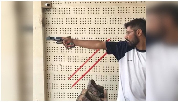 Top shooter and national champion Ghulam Mustafa Bashir