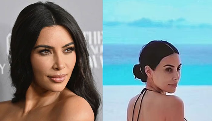 Kim Kardashian teases Kanye West in style as she shares her new beach snaps