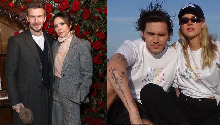 Victoria Beckham and David support Brooklyns lovebird Nicola Peltz