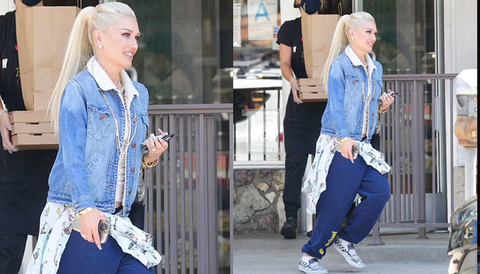 Gwen Stefani puts her hubby Blake Shelton on her shoes top to express her love
