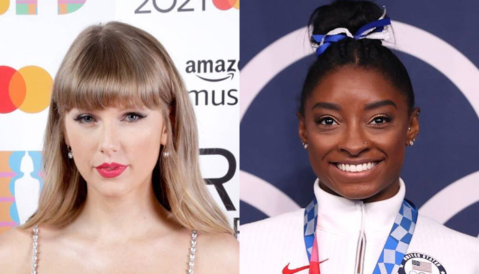 Simone Biles expressed her love for singer Taylor Swift after watching the promo narrated by her