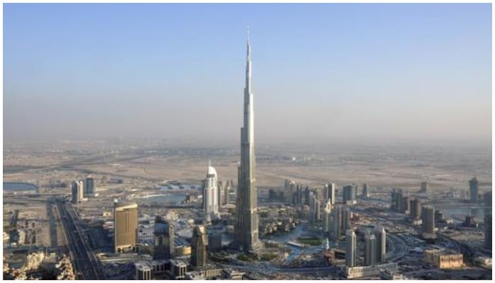 Picture of the famous Burj Khalifa, the tallest building in the world. Photo: Reuters