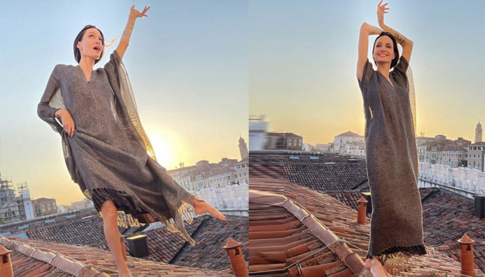 Angelina Jolie sets social media ablaze as she stages carefree rooftop photoshoot in Italy