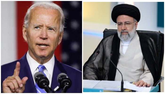 US President Joe Biden (L) and Iranian PresidentEbrahim Raisi. Photos: Reuters.