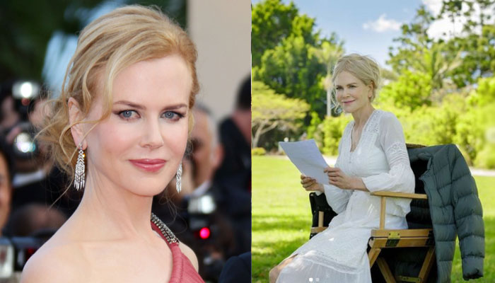 Nicole Kidman stuns in white dress on Nine Perfect Strangers set