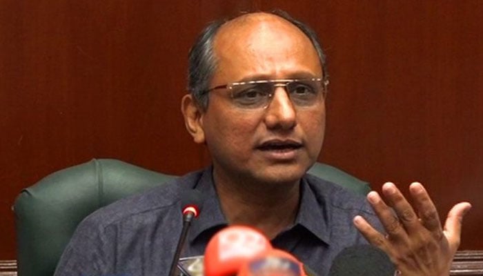 Sindh Minister for Information Saeed Ghani.