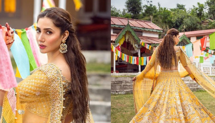 Mahira Khan swirls in yellow floral lehanga choli in breathtaking snaps