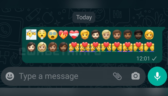 The new emojis. — WABetainfo