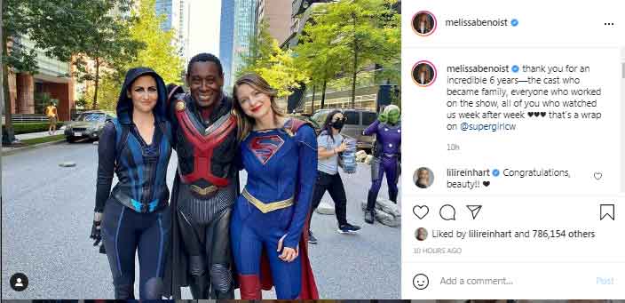 Its a wrap on Supergirl: Melissa Benoist thanks fans and cast
